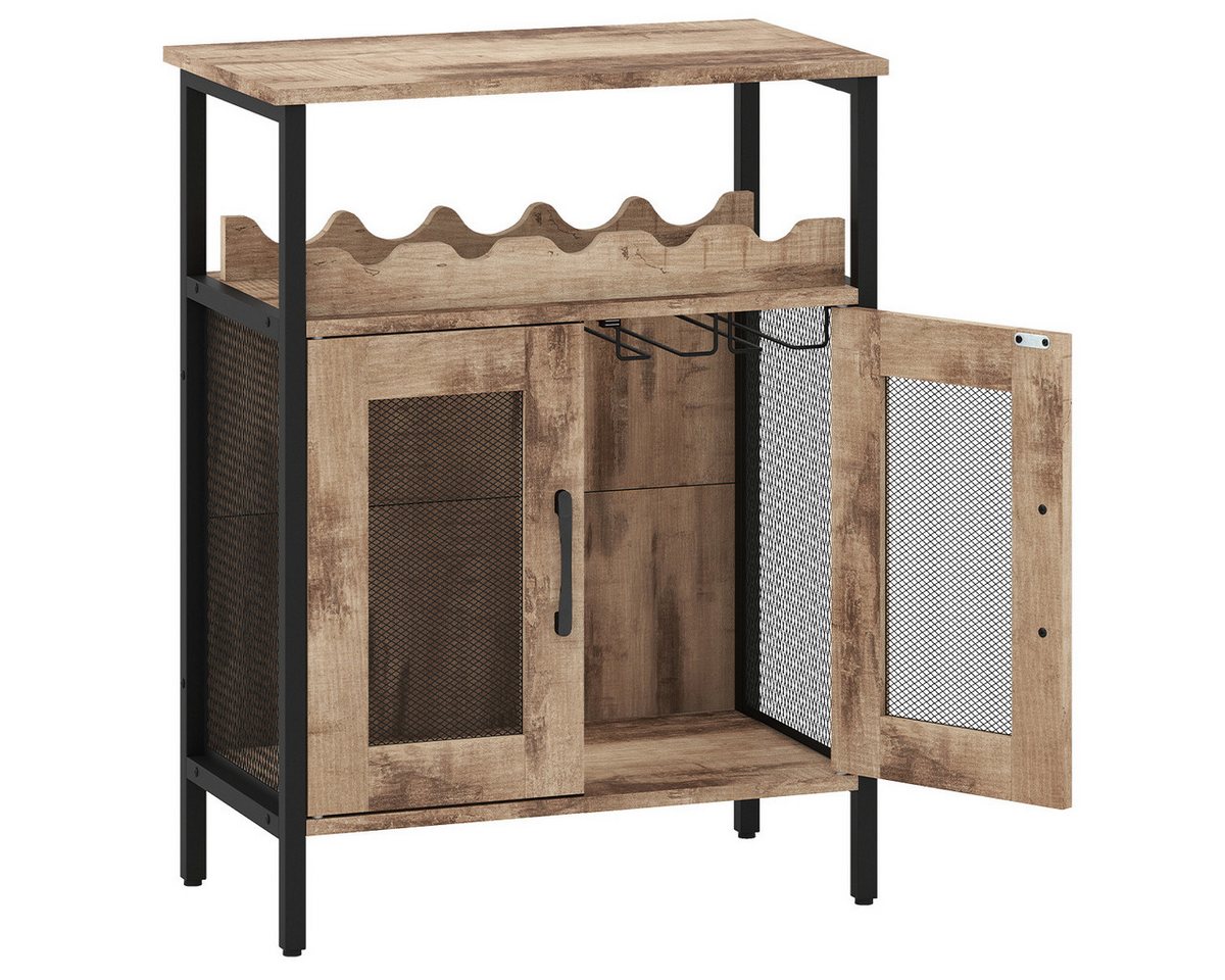 COSTWAY Weinschrank Kühlschrank mit abnehmbarem Weinregal, Holz COSTWAY Weinschrank Kühlschrank mit abnehmbarem Weinregal, Holz von COSTWAY