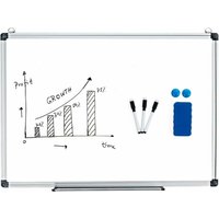 Whiteboard Magnettafel Schreibttafel Pinnwand Wandtafel Board Memoboard mit Alurahmen 90x60cm - Costway Whiteboard Magnettafel Schreibttafel Pinnwand Wandtafel Board Memoboard mit Alurahmen 90x60cm - Costway von COSTWAY