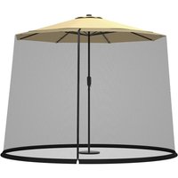 COSTWAY verstellbares Moskitonetz für 270-300 cm Sonnenschirme Pavillon von COSTWAY