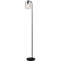 Costway - 168cm Stehlampe modern, Stehleuchte mit Fußschalter, E27-Glühlampensockel und Glaslampenschirm, Leselampe für Wohnzimmer, Arbeitszimmer, von COSTWAY