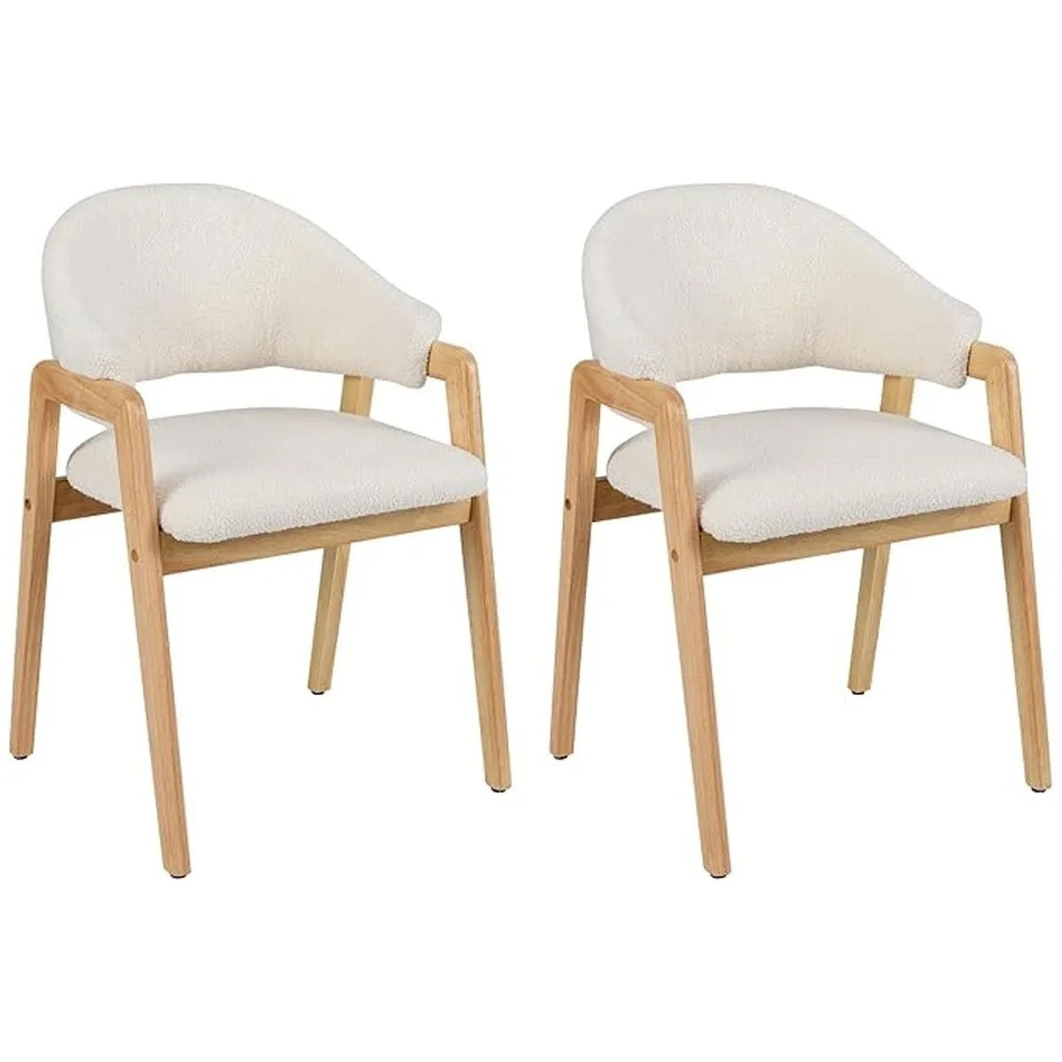 Costway 2er Set Esszimmerstühle mit Gepolstertem Sitz Holz Costway 2er Set Esszimmerstühle mit Gepolstertem Sitz Holz von COSTWAY