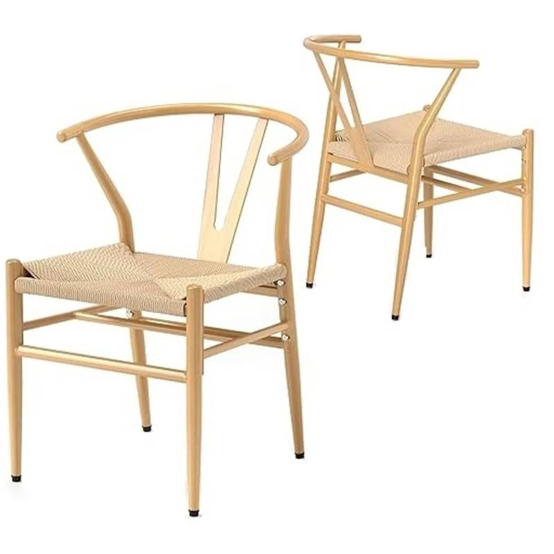 Costway 2er Set Esszimmerstühle mit Y-förmiger Rückenlehne Natur Costway 2er Set Esszimmerstühle mit Y-förmiger Rückenlehne Natur von COSTWAY