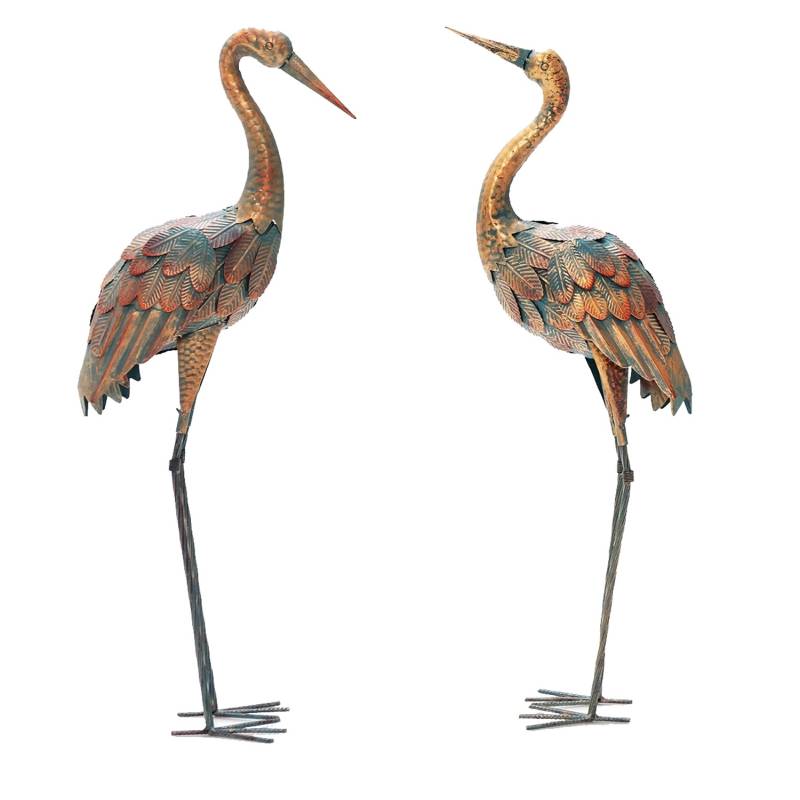 Costway 2er Set Gartenstatuen Kranich Gartenfigur Gartenvogel Costway 2er Set Gartenstatuen Kranich Gartenfigur Gartenvogel von COSTWAY