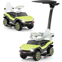 Costway - 3 in 1 Volkswagen Rutschauto, Schiebeauto mit verstellbarem Schiebegriff & Sonnendach, Rutschfahrzeug mit Musik & Hupe & Licht, Costway - 3 in 1 Volkswagen Rutschauto, Schiebeauto mit verstellbarem Schiebegriff & Sonnendach, Rutschfahrzeug mit Musik & Hupe & Licht, von COSTWAY