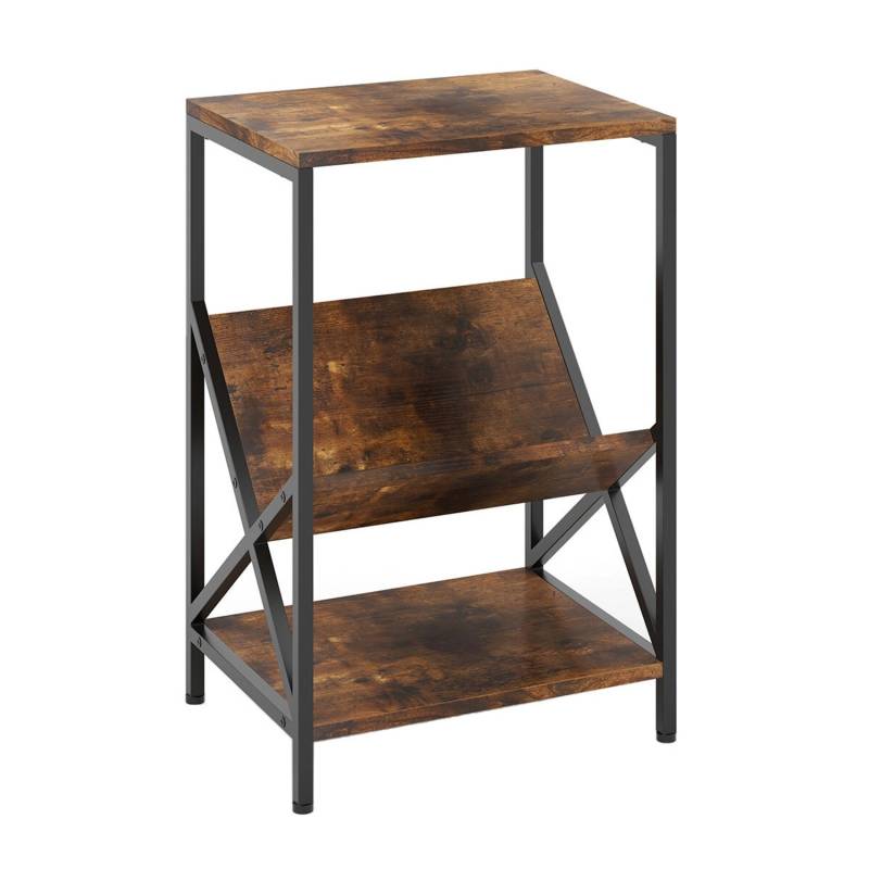 Costway Beistelltisch 3-Stufiger Plattenspielerständer Couchtisch von COSTWAY