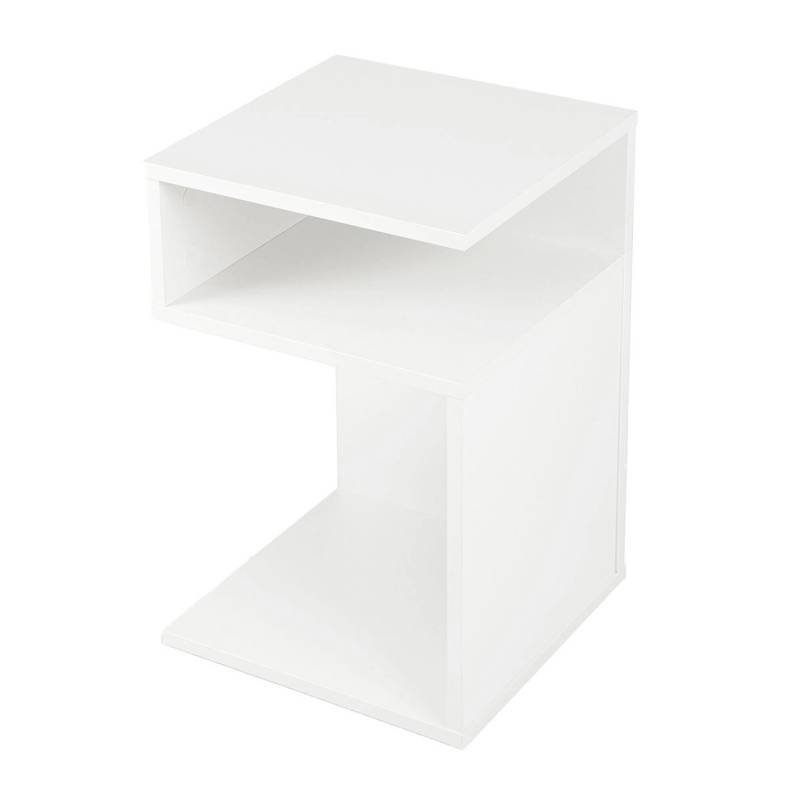 Costway Beistelltisch Holz 3 Ebenen Sofatisch Nachttisch Modern Weiß Costway Beistelltisch Holz 3 Ebenen Sofatisch Nachttisch Modern Weiß von COSTWAY