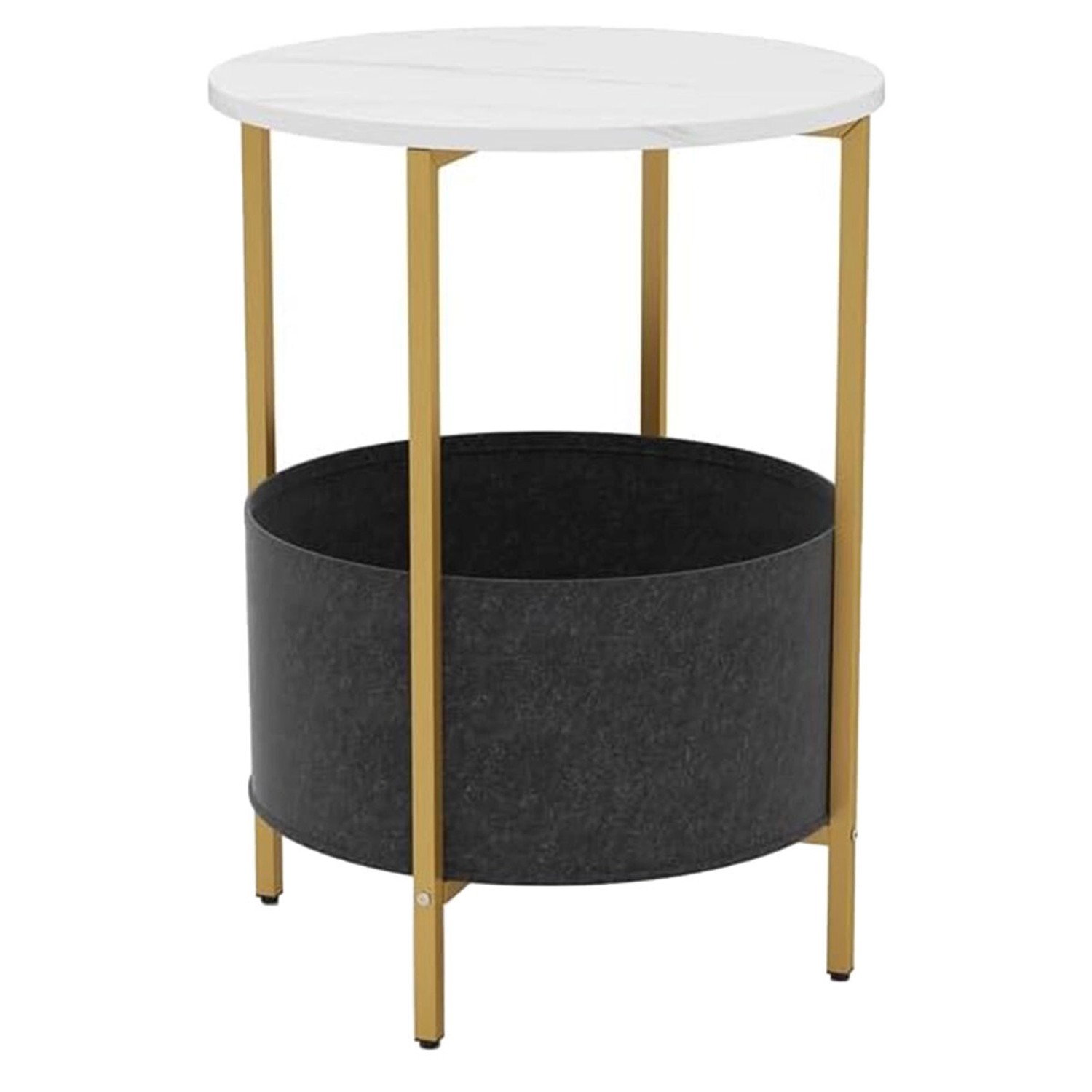 Costway Beistelltisch Rund Kleiner Tisch Nachttisch Modern Weiß Costway Beistelltisch Rund Kleiner Tisch Nachttisch Modern Weiß von COSTWAY