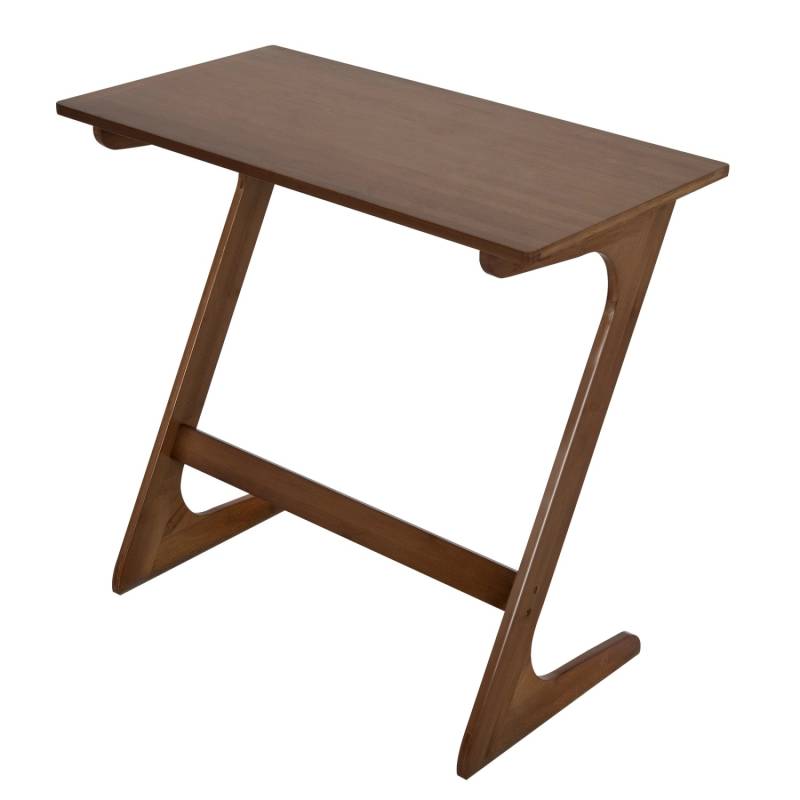 Costway Beistelltisch Z-förmiger Sofatisch Aus Für Laptop Bambus Braun Costway Beistelltisch Z-förmiger Sofatisch Aus Für Laptop Bambus Braun von COSTWAY