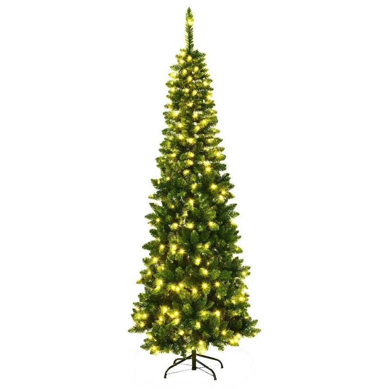 Costway Bleistift Weihnachtsbaum mit Led-Leuchten 225cm Costway Bleistift Weihnachtsbaum mit Led-Leuchten 225cm von COSTWAY