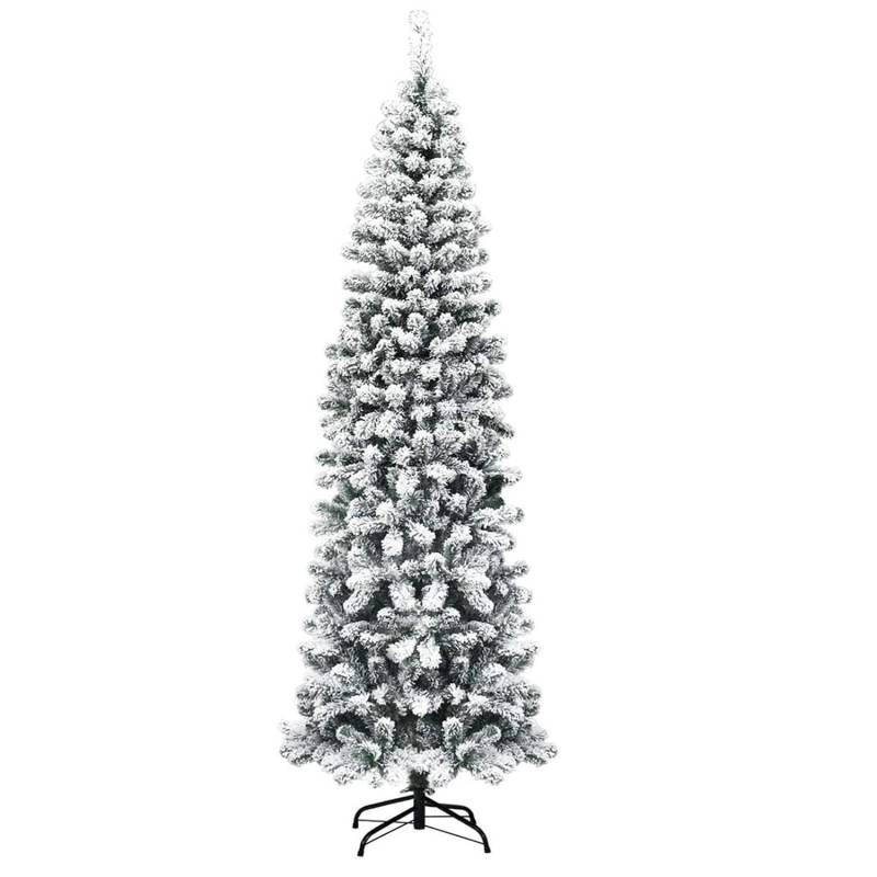 Costway Bleistift Weihnachtsbaum mit Schnee 225cm Costway Bleistift Weihnachtsbaum mit Schnee 225cm von COSTWAY