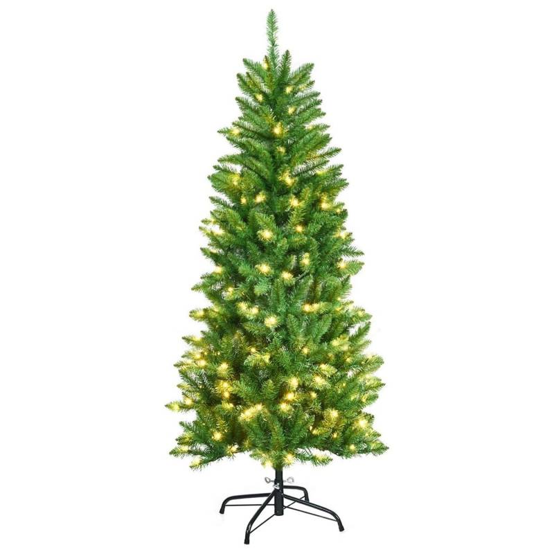 Costway Bleistift Weihnachtsbaum mit Warmweißen Led-Leuchten 150cm Costway Bleistift Weihnachtsbaum mit Warmweißen Led-Leuchten 150cm von COSTWAY