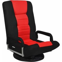 Costway - Bodenstuhl 360° drehbar, Bodensessel mit 6-Fach Verstellbarer Rueckenlehne, Game Sessel gepolstert, Bodensofa Meditationsstuhl bis 140kg von COSTWAY