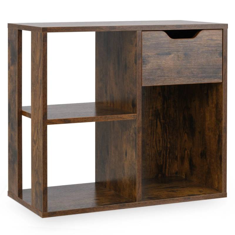 Costway Bücherregal Holz 60 x 30 x 53 cm Braun Costway Bücherregal Holz 60 x 30 x 53 cm Braun von COSTWAY
