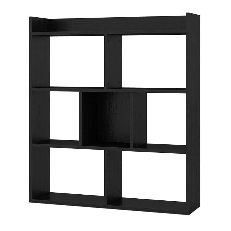 Costway Bücherregal mit 7 Fächern Standregal 80 x 20 x 90 cm Schwarz Costway Bücherregal mit 7 Fächern Standregal 80 x 20 x 90 cm Schwarz von COSTWAY