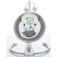 Costway - Elektrische Babyschaukel, Babywippe mit 5 Schaukelstufen, 3-Stufen-Timer-Funktion, 5-Punkt-Sicherheitsgurt, Spielzeuge, Musik, von COSTWAY