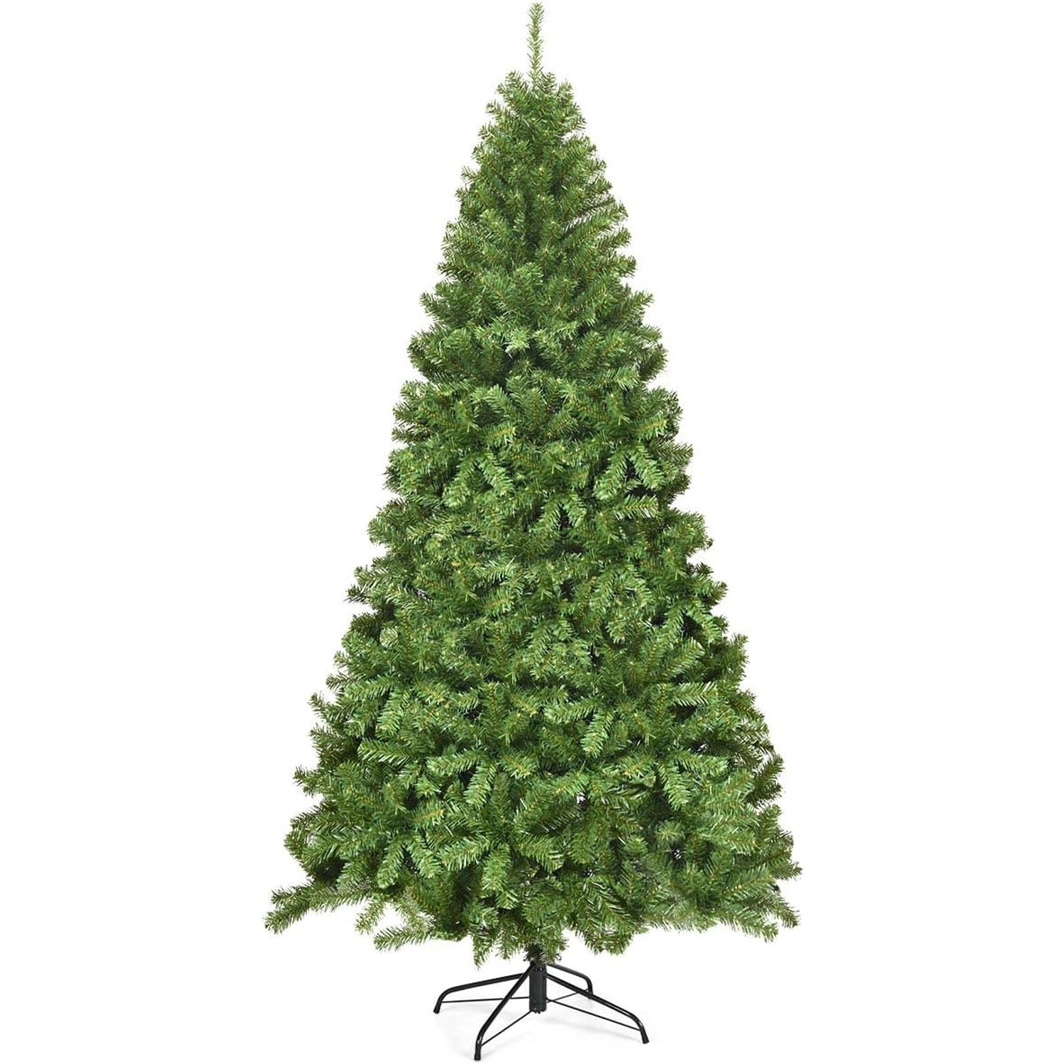 Costway Künstlicher Weihnachtsbaum 225cm mit Ständer & 1346 Spitzen von COSTWAY