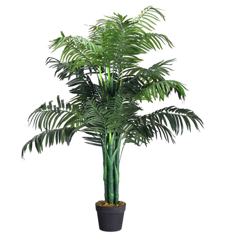 Costway Kunstpflanze Künstliche Pflanze 110cm Hoch Grün von COSTWAY