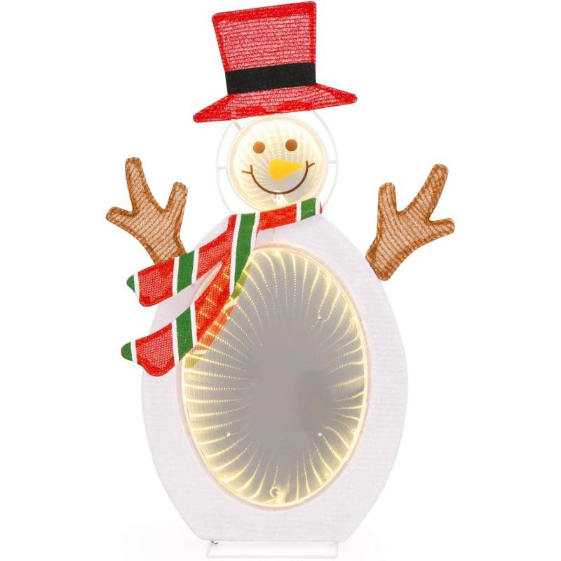 Costway Led Schneemann 64 cm Weihnachtsdeko mit Unendlichkeitsspiegel Costway Led Schneemann 64 cm Weihnachtsdeko mit Unendlichkeitsspiegel von COSTWAY