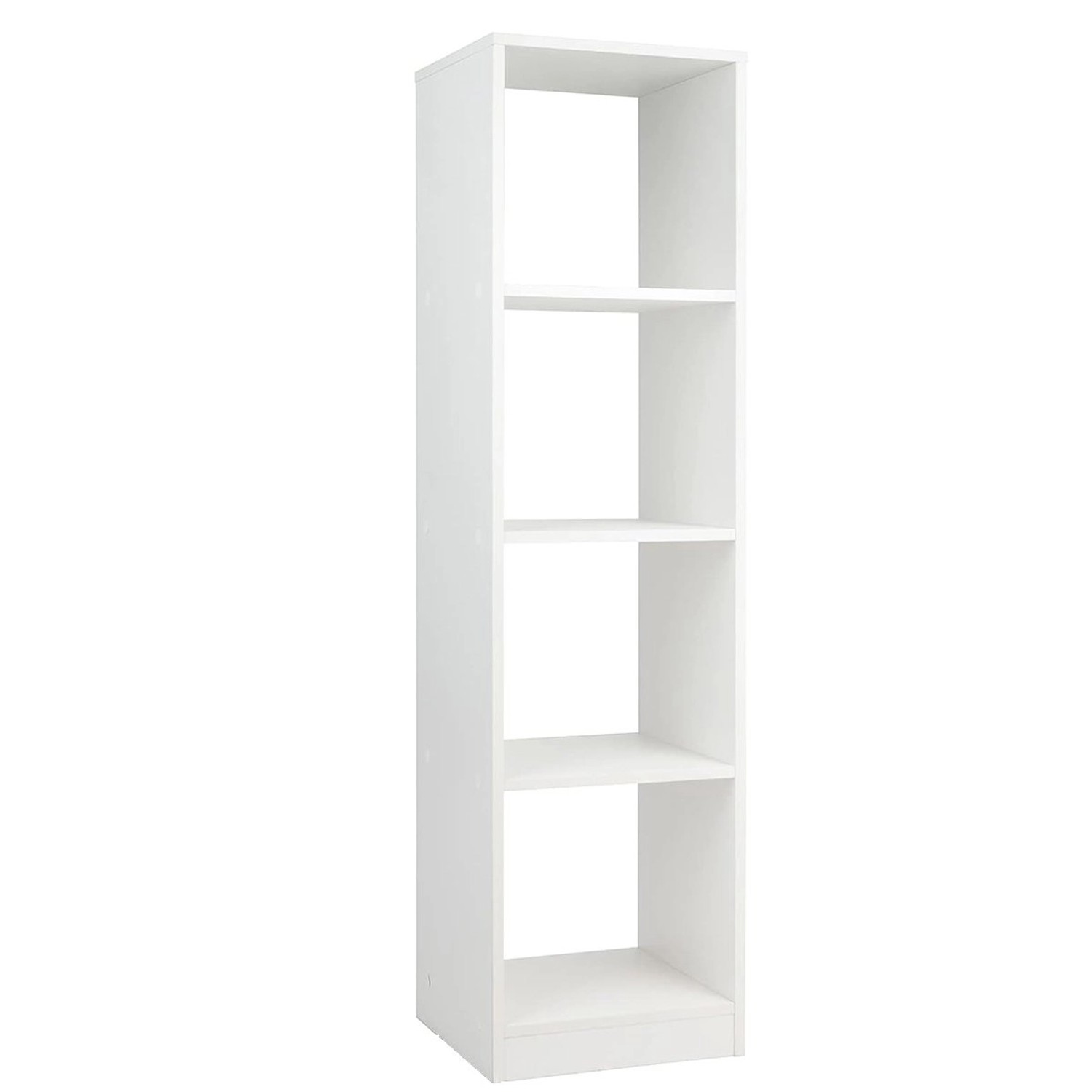 Costway Regal mit 4 Fächern Bücherregal Holz 38 x 142 x 33 cm Weiß Costway Regal mit 4 Fächern Bücherregal Holz 38 x 142 x 33 cm Weiß von COSTWAY