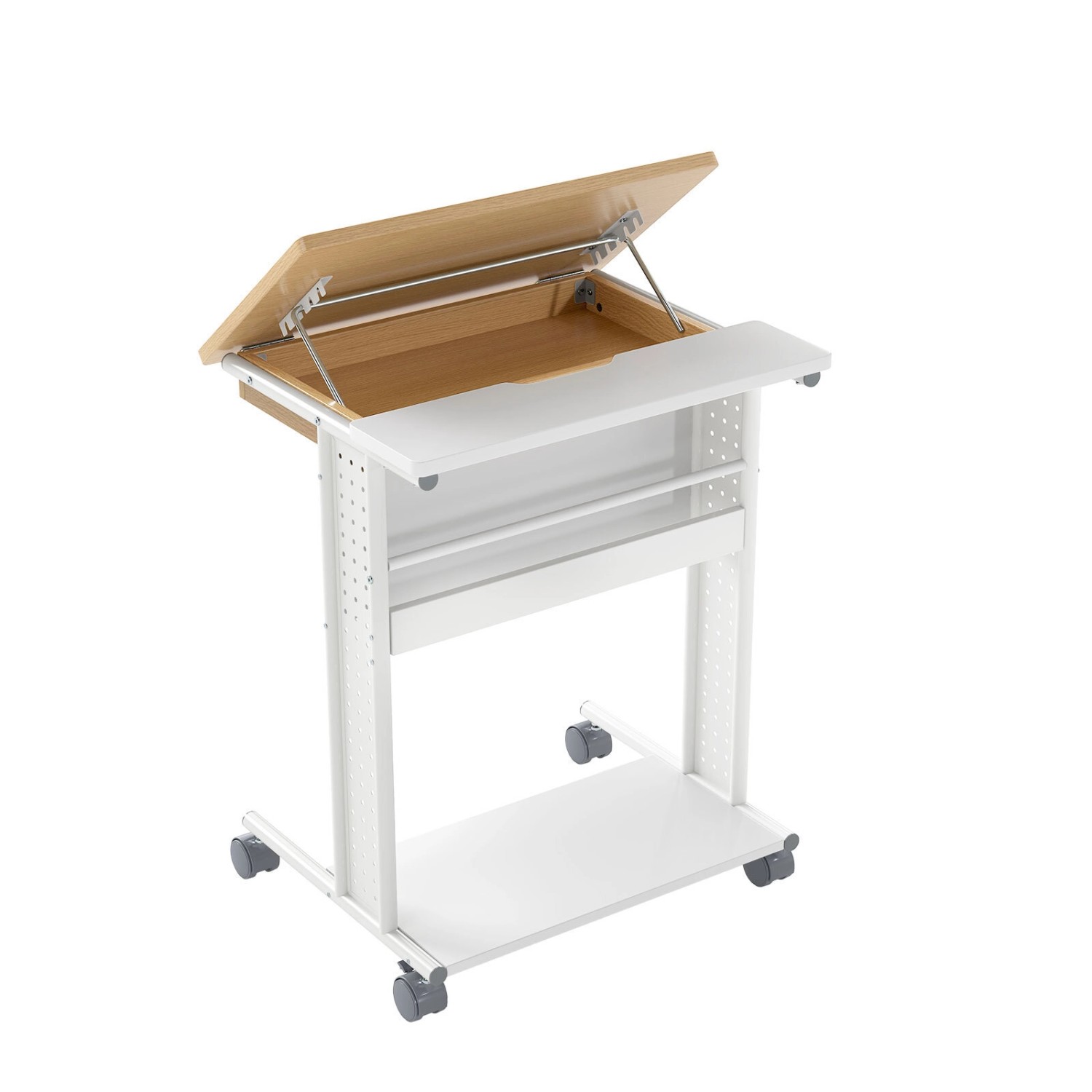 Costway Schreibtisch mit Rollen Mobiler Computertisch Laptoptisch Costway Schreibtisch mit Rollen Mobiler Computertisch Laptoptisch von COSTWAY