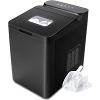 Eiswürfelmaschine Ice Maker, Eismaschine Eiswürfelbereiter inkl. Schaufel/LED Anzeige / 1,5L Wassertank/Timer / 9 Eiswürfel in 6-13min / 12kg 24H von COSTWAY