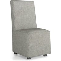 Esszimmerstuhl, Polsterstuhl Akzentstuhl Küchenstuhl, mit Widerstandsrollen & abnehmbarem Bezug, 47 x 60,5 x 98 cm, grau - Costway Esszimmerstuhl, Polsterstuhl Akzentstuhl Küchenstuhl, mit Widerstandsrollen & abnehmbarem Bezug, 47 x 60,5 x 98 cm, grau - Costway von COSTWAY