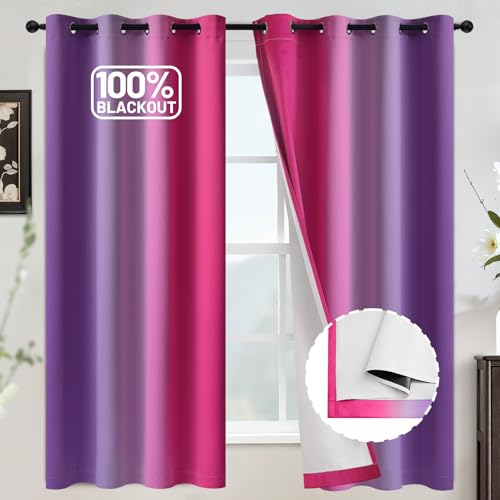 COSVIYA Verdunkelungsvorhänge für Schlafzimmer, 100% mit weißer Rückseite, 2 Dicke Schichten, verdunkelnd, wärmeisoliert, 132 x 160 cm, 2 Paneele COSVIYA Verdunkelungsvorhänge für Schlafzimmer, 100% mit weißer Rückseite, 2 Dicke Schichten, verdunkelnd, wärmeisoliert, 132 x 160 cm, 2 Paneele von COSVIYA