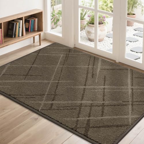 COSY HOMEER Haustürmatte, niedriges Profil, rutschfeste Fußmatte für den Eingangsbereich, saugfähiger Schmutzfang, waschbare Eingangsmatte, stabile Polyester-Fußmatten für schlammige Pfoten (121,9 x COSY HOMEER Haustürmatte, niedriges Profil, rutschfeste Fußmatte für den Eingangsbereich, saugfähiger Schmutzfang, waschbare Eingangsmatte, stabile Polyester-Fußmatten für schlammige Pfoten (121,9 x von COSY HOMEER