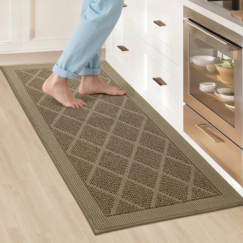 COSY HOMEER Küchenteppich, rutschfest, waschbar, 50,8 x 121,9 cm, saugfähige Küchenmatten für Boden, Läufer, Teppiche für Küchenböden, 100 % Polypropylen, Küchenspüle, Beige COSY HOMEER Küchenteppich, rutschfest, waschbar, 50,8 x 121,9 cm, saugfähige Küchenmatten für Boden, Läufer, Teppiche für Küchenböden, 100 % Polypropylen, Küchenspüle, Beige von COSY HOMEER