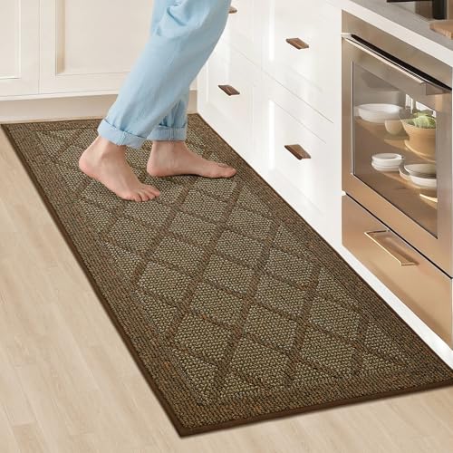 COSY HOMEER Küchenteppich, rutschfest, waschbar, 50,8 x 121,9 cm, saugfähige Küchenmatten für Boden, Läufer, Teppiche für Küchenböden, 100 % Polypropylen, Küchenspüle, Braun COSY HOMEER Küchenteppich, rutschfest, waschbar, 50,8 x 121,9 cm, saugfähige Küchenmatten für Boden, Läufer, Teppiche für Küchenböden, 100 % Polypropylen, Küchenspüle, Braun von COSY HOMEER