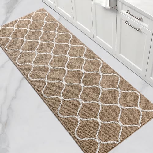 COSY HOMEER Küchenteppich rutschfest, 60 x 180 cm Küchenläufer Waschbar, Schmutzabweisend Läufer Küche Maschinenwaschbar für Küche, Waschküche, Eingang, Flur, Beige COSY HOMEER Küchenteppich rutschfest, 60 x 180 cm Küchenläufer Waschbar, Schmutzabweisend Läufer Küche Maschinenwaschbar für Küche, Waschküche, Eingang, Flur, Beige von COSY HOMEER