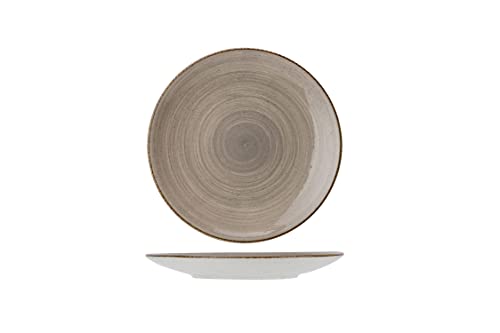 Cosy & Trendy Dessertteller, Granit, Taupe-D22 cm, 6 Stück von Cosy & Trendy