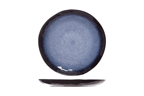 Cosy & Trendy Flache Teller Saphire, Blau, D27 cm, 3 Stück von COSY TRENDY