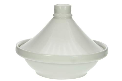 Cosy & Trendy 9300022 Tajine aus Steingut, Weiß, D22 cm Cosy & Trendy 9300022 Tajine aus Steingut, Weiß, D22 cm von Cosy & Trendy