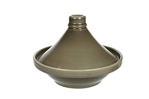 Cosy & Trendy 20225664 Tajine aus grauem Steingut, 28 cm, Steinzeug von Cosy & Trendy