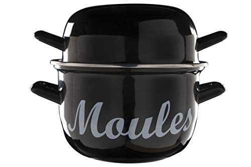 Cosy & Trendy For Professionals Moules Mosselpot 1,2kg Zwart 2,8l D18cm von Cosy & Trendy