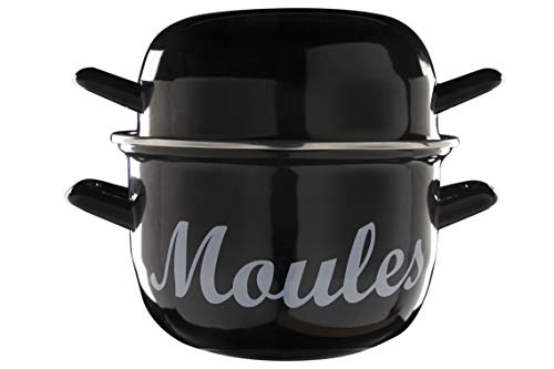 CT Moules Mosselpan Zwart 18 cm von Cosy & Trendy