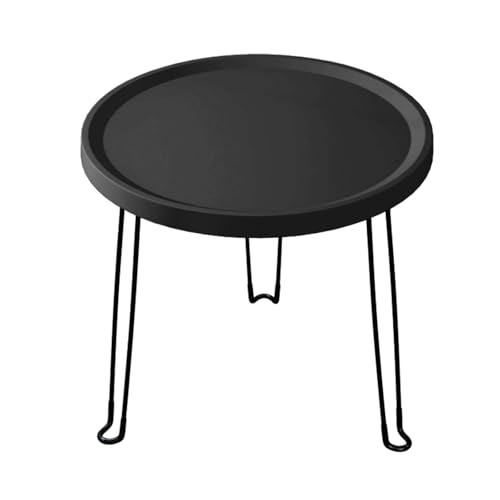 COSY105C Multifunktionaler zusammenklappbarer tragbarer platzsparender Tisch für Zuhause oder im Freien (schwarz) von COSY105C
