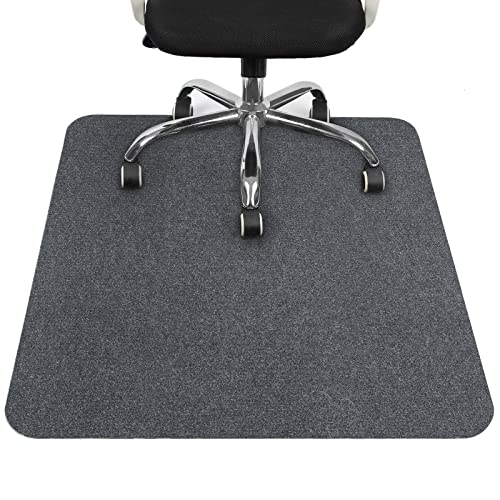 COSYLAND Bürostuhl Unterlage 90 x 120 cm - Grau Bodenschutzmatte Bürostuhl - Bodenmatte für Bürostuhl - Kratzfest Bürostuhlunterlage - Unterlage Schreibtischstuhl für Laminat von COSYLAND