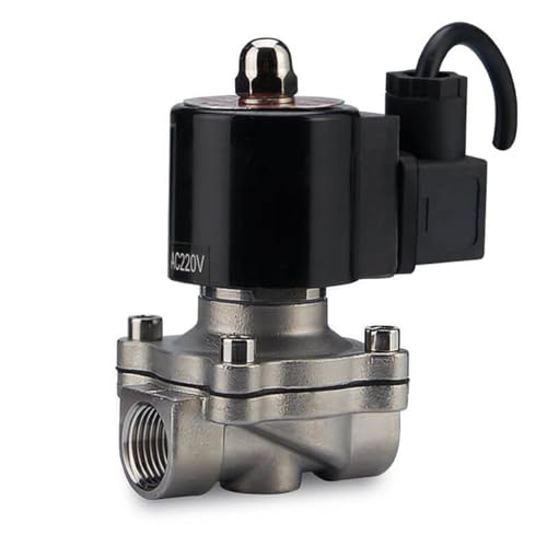 1/2" 1" 2" DN15-65 Edelstahl Unterwasser wasserdicht normalerweise geschlossenes Wasser-Luft-Magnetventil AC220V DC12V for Springbrunnenteich(G-220V,DN50) von COSZWQDP