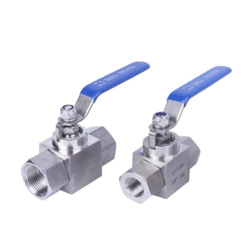 1/4 "3/8" 1/2 "3/4" 1 "BSPP NPT Weibliche 304 Edelstahl Abschaltung Ball Hochdruck 320 Bar wasser Gas Öl(Npt Female,0.5 Inch) von COSZWQDP