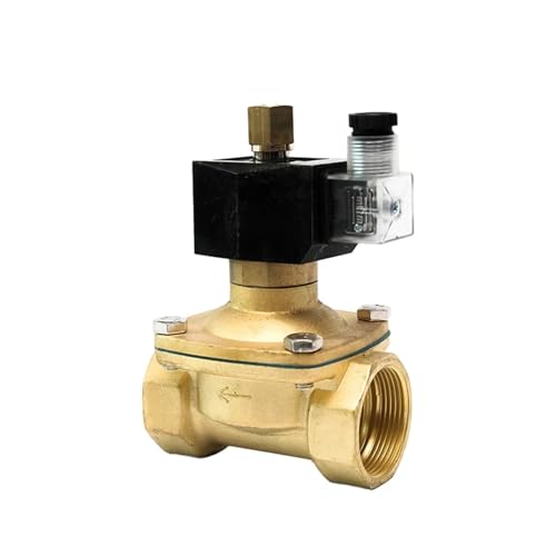1-1/4 "Normalerweise offen Messing IP65 Wasserdichtes Magnetventil DN32 Elektrischer Schalter Wasserventile 220V 110V 24V 12V(G-380VAC) von COSZWQDP