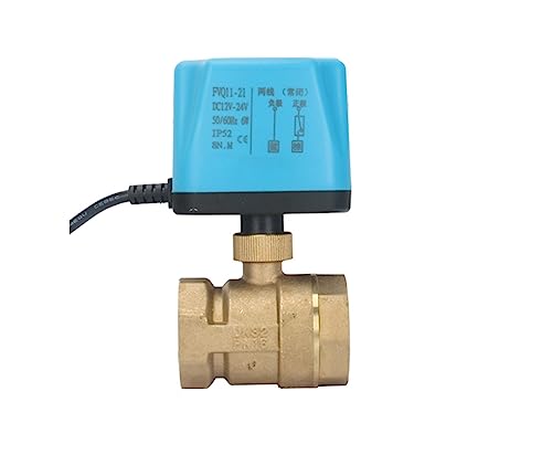 1-1/4 Zoll normalerweise geschlossener/offener motorisierter Kugelhahn 220 V 12 V 24 V 2-Draht-Messing-Elektrokugelhahn Magnetventil ersetzen 1 Stück(Normally Open-12vdc) von COSZWQDP