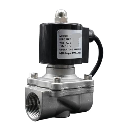 1 STÜCKE AC380 AC24V Magnetventil G1/2 "3/4" 1 "2" Ventil Normal Geschlossen AC und DC Wasserdichtes IP68 Wasserventil(Ac380-viton,1 Inch) von COSZWQDP