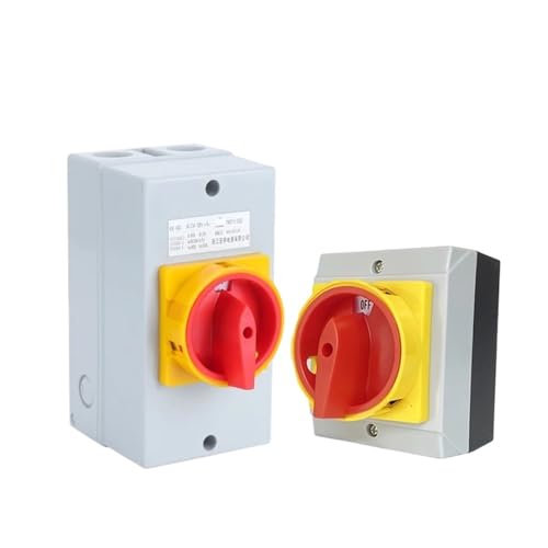 1 stücke YMD11-C Serie Box Isolator Schalter 25A 32A 3/4P Dreh Umstellung Cam Selector Gehäuse(Closed,25A-3P 6TERMIANLS) von COSZWQDP