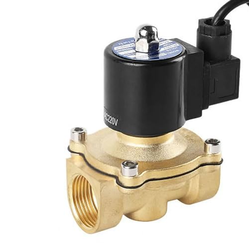 1 "wasserdichtes Messing-Magnetventil, normalerweise geschlossen, Springbrunnen-Magnetventile for Unterwasser, 220 V, 110 V, 24 V, 12 V, 24 V(Npt-380v-epdm-seal) von COSZWQDP