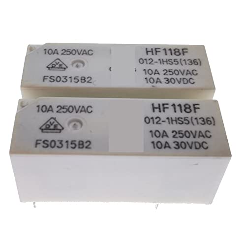 10 Stück Relais HF118F-012-1HS5T HF118F 012-1HS5T 12V 10A DIP4 von COSZWQDP