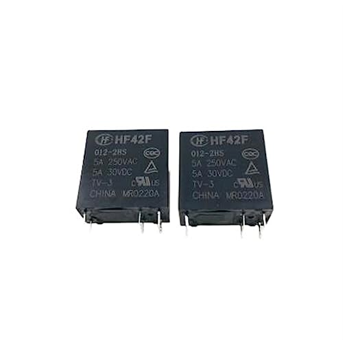 12V Relais HF42F 012-2HS HF42F-012-2HS JZC-42F 012-2HS JZC-42F-012-2HS 12VDC DC12VC 12V 5A 250VAC DIP6(10PCS) von COSZWQDP