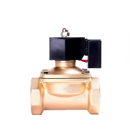 2 ''normalerweise geschlossenes Messing-Nicht-Heiß-Magnetventil DN50 for 24 Stunden funktionierendes Magnetventil 24 V 12 V 220 V 110 V(NPT-24VAC-EPDM-SEAL) von COSZWQDP