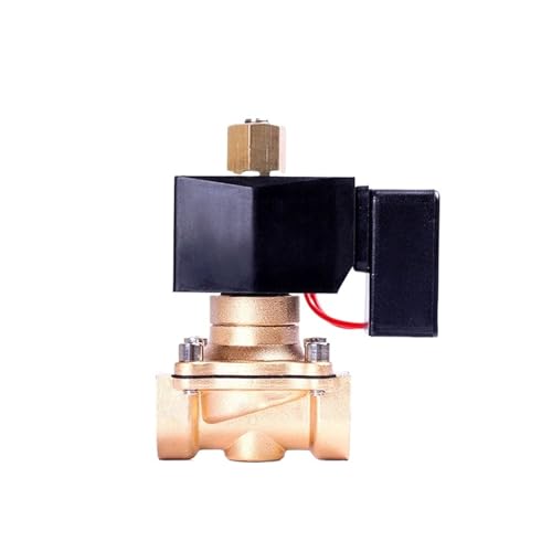 3/8 "1/2" 1 "2" Saving Normalerweise Offen Magnetschalter Messing Wasser 220V 12V Erregen Nicht Fieber(NPT-24VDC,3/8 Inch) von COSZWQDP